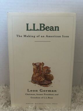 L.L. Bean Hardcover Book - Cream and Green Cover